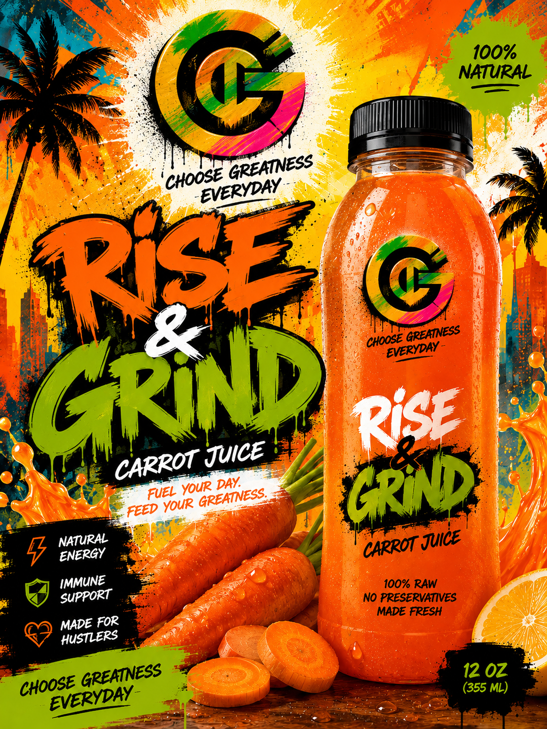 Rise & Grind Carrot Juice